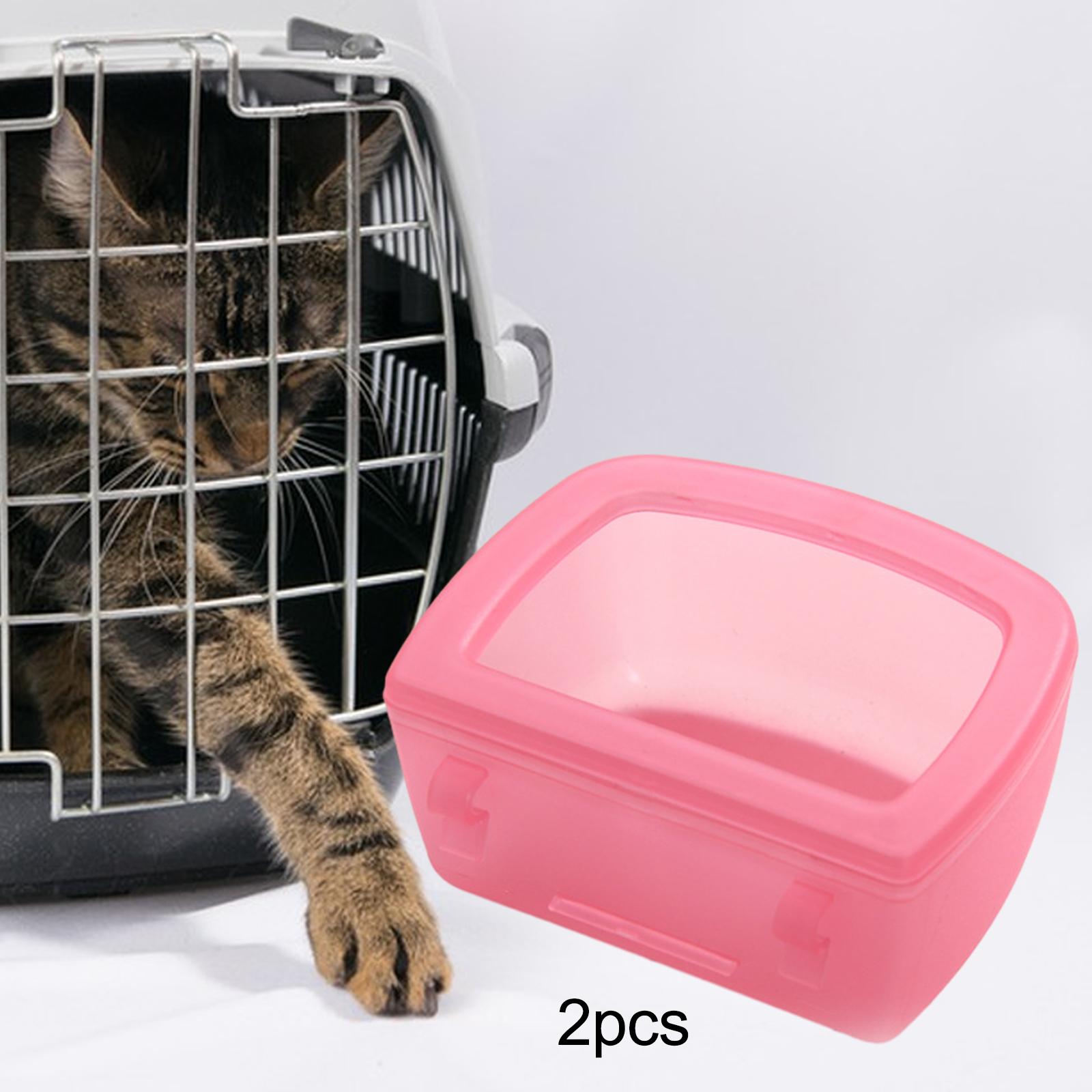 Rabbit Cage Wire - 2x Bols pour chiens pour cages