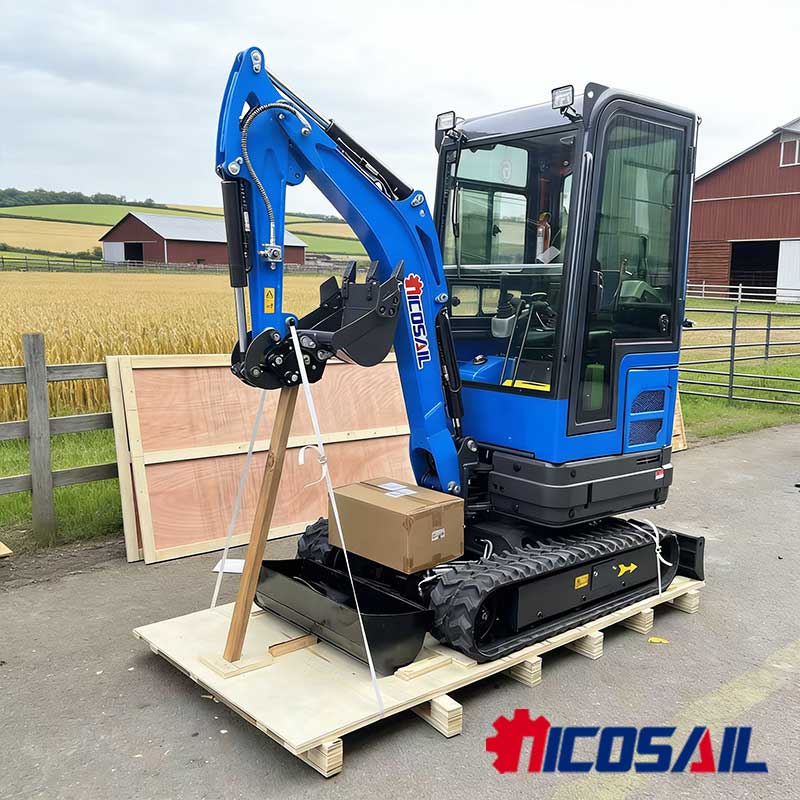 Farming Jobs - Mini-pelleuse de 2 tonnes conforme aux