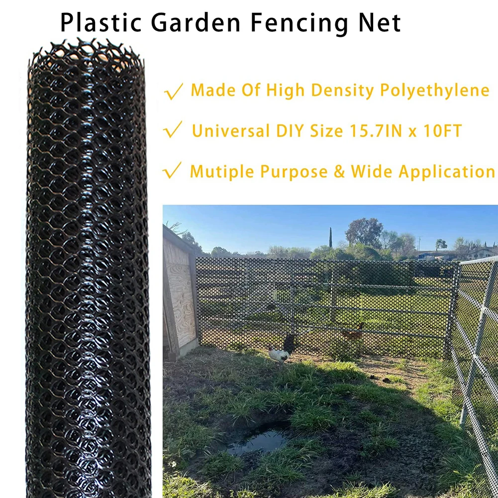Rabbit Cage Wire - Filet de protection multifonctionnel en plastique