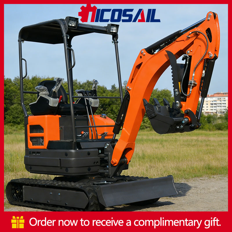 Farming Jobs - Mini-excavatrice Nicosail conforme aux normes EUR5/EPA