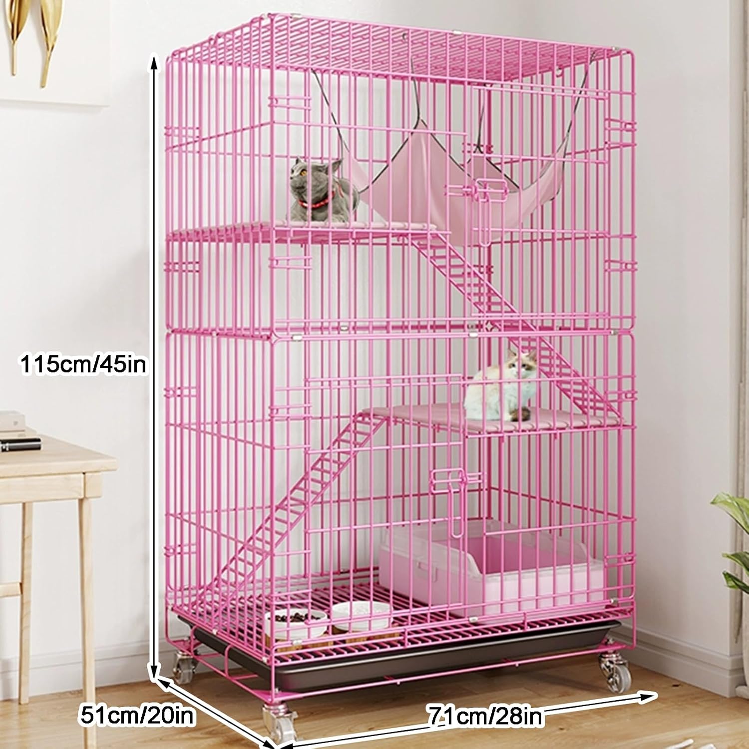 Enclos pliable à 3 niveaux pou - Rabbit Cage Wire avis et prix
