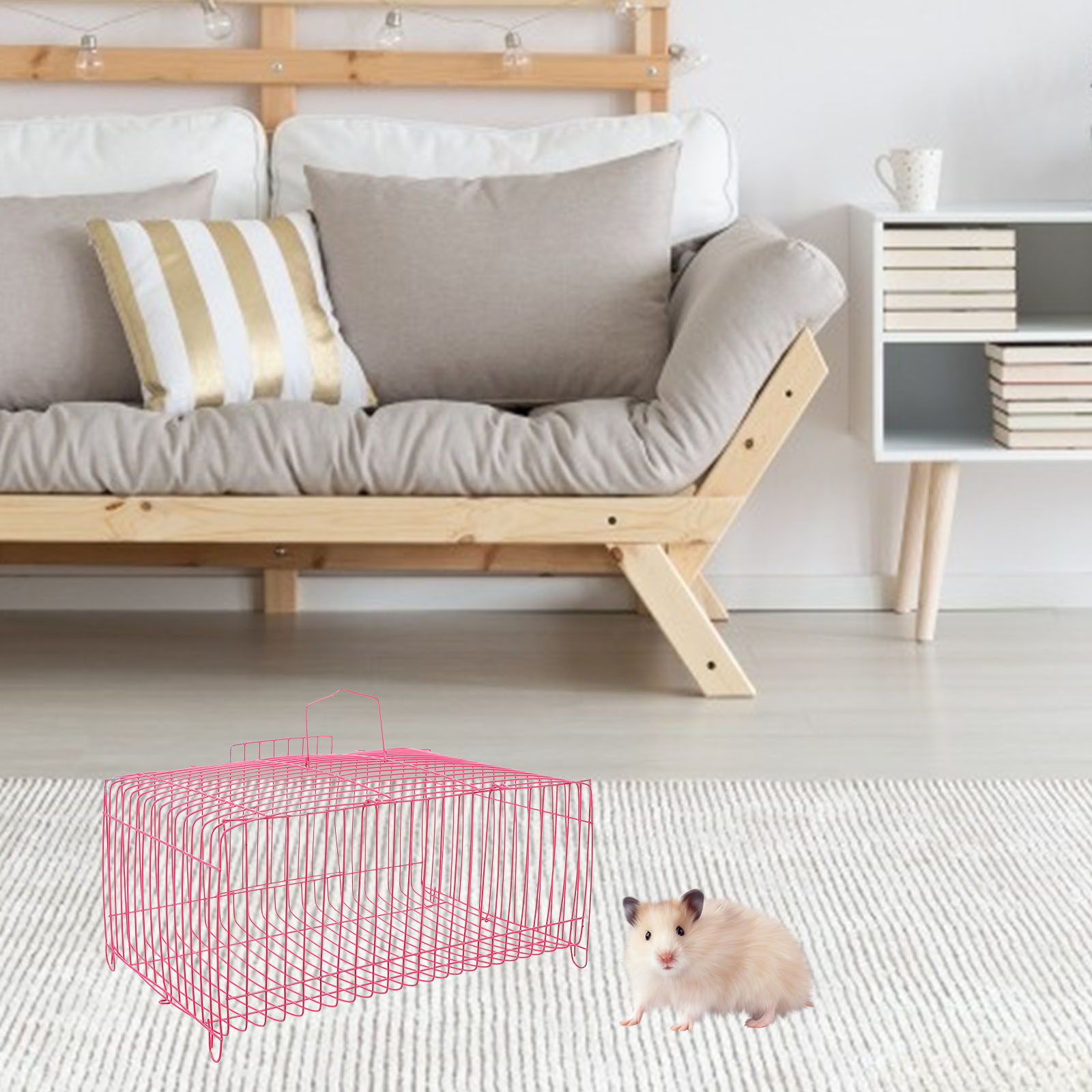 Cage à oiseaux portable en fil - Rabbit Cage Wire avis et prix