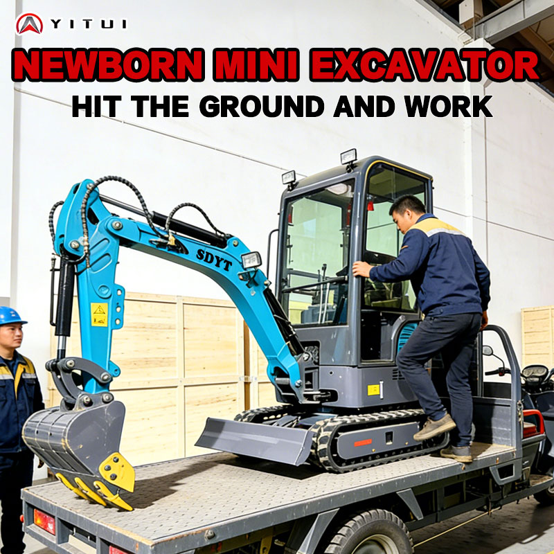 Mini-excavatrice sur chenilles - Agriculture Farming Practices avis et prix